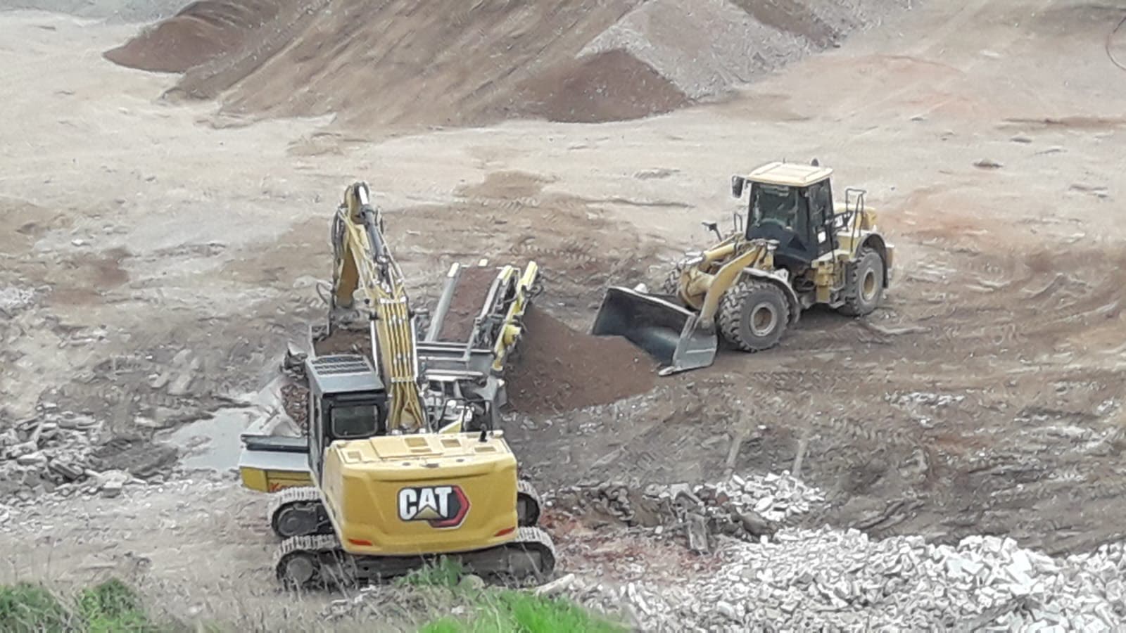 Bauschuttrecycling – Aufnahme der Baulecke GmbH
